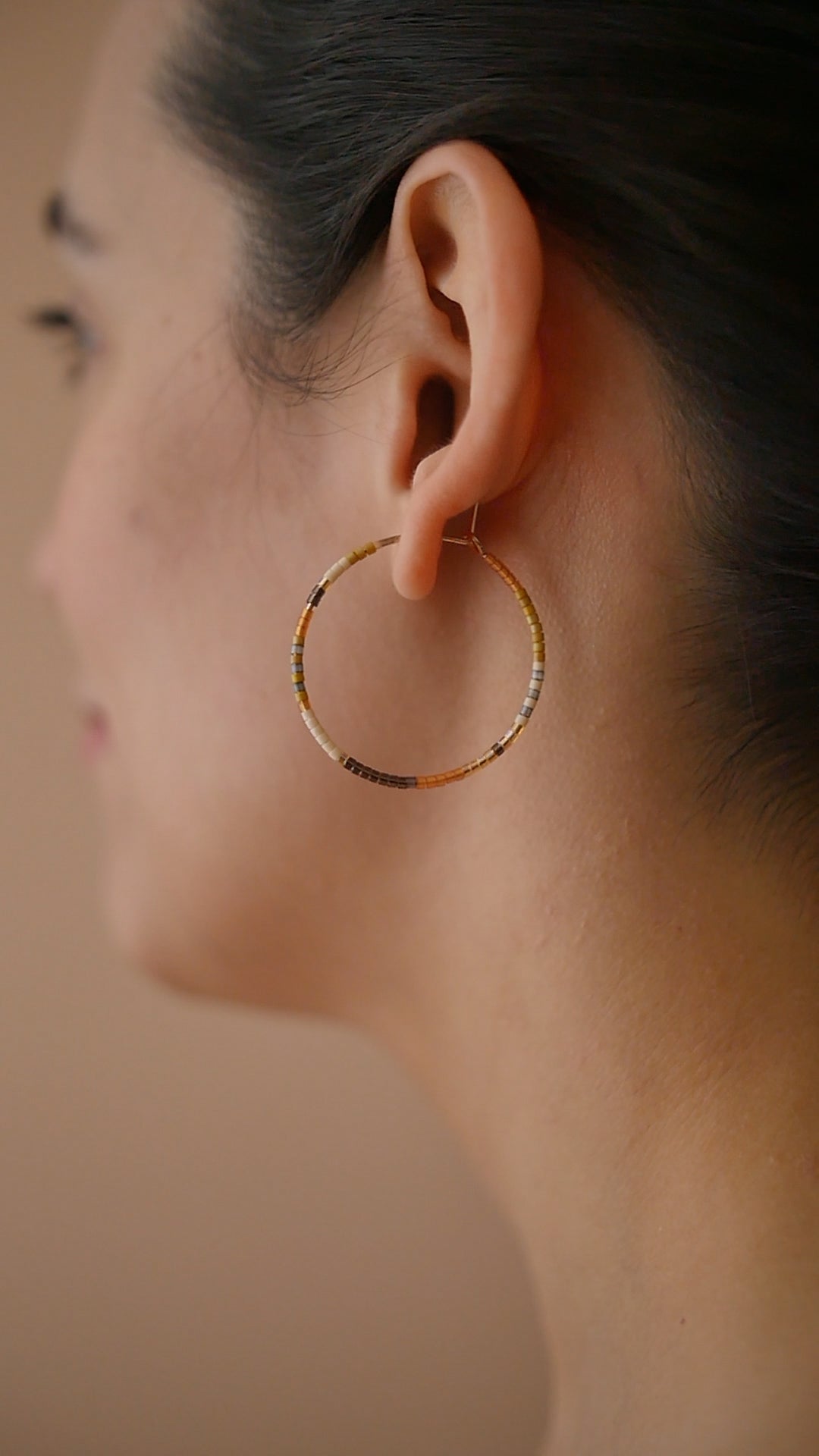 Adi - 1.25" & 1.75" 14 KT Gold Hoops