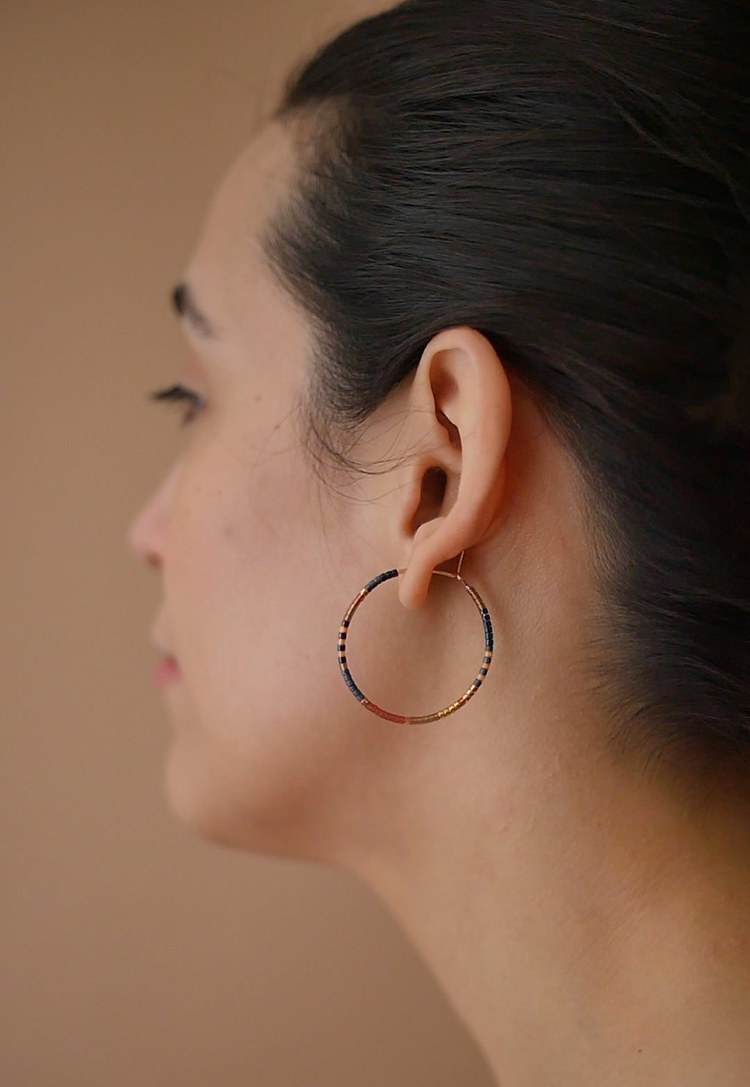 Althia - 1.25" & 1.75" 14 KT Gold Hoops
