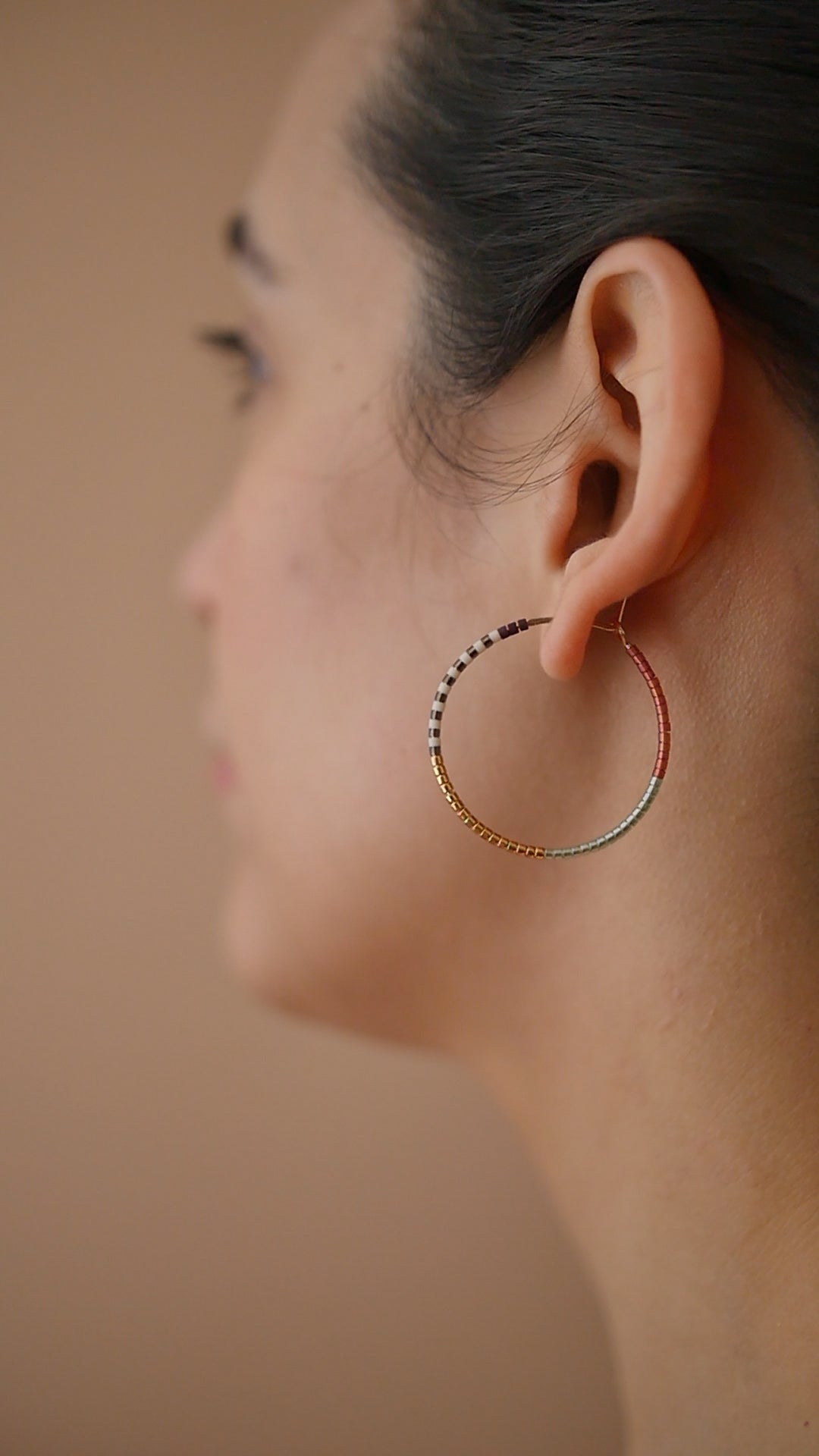 Aqsa - 1.25" & 1.75" 14 KT Gold Hoops
