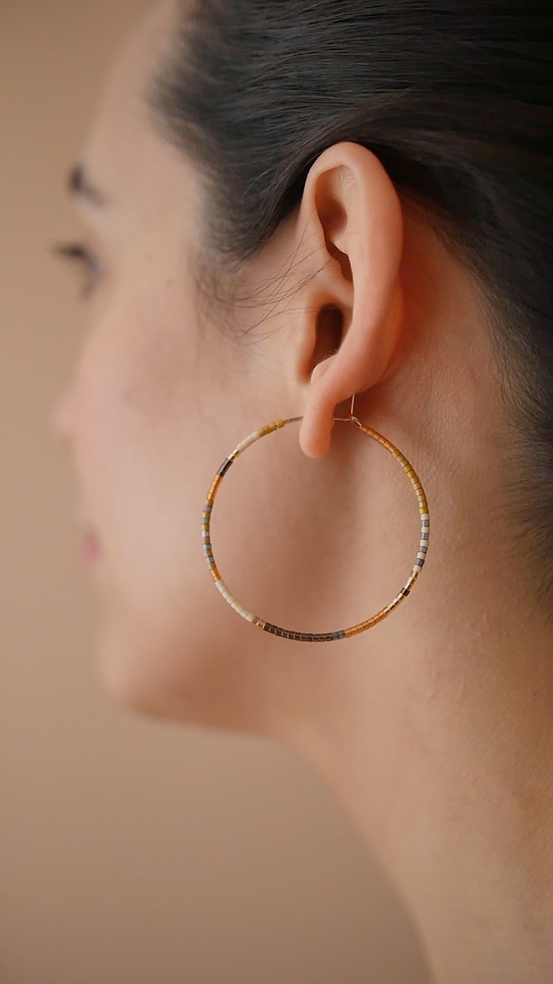 Adi - 1.25" & 1.75" 14 KT Gold Hoops