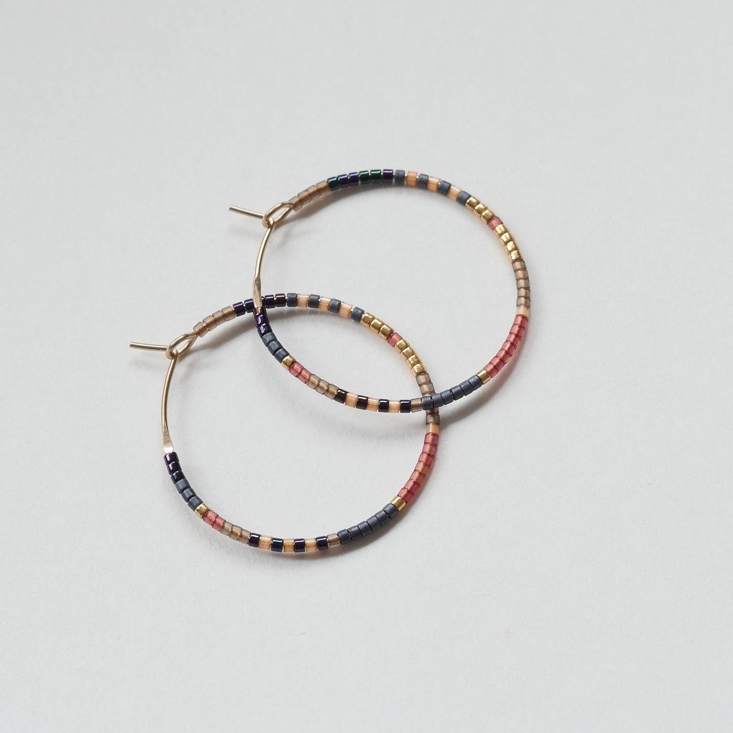 Althia - 1.25" & 1.75" 14 KT Gold Hoops