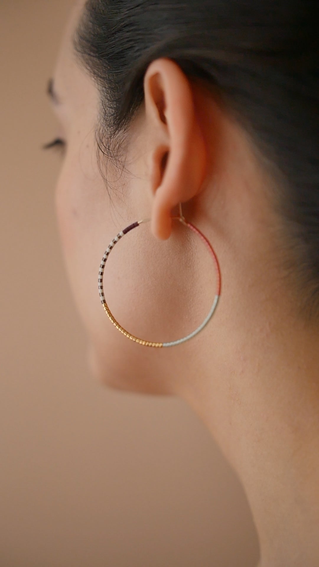 Aqsa - 1.25" & 1.75" 14 KT Gold Hoops