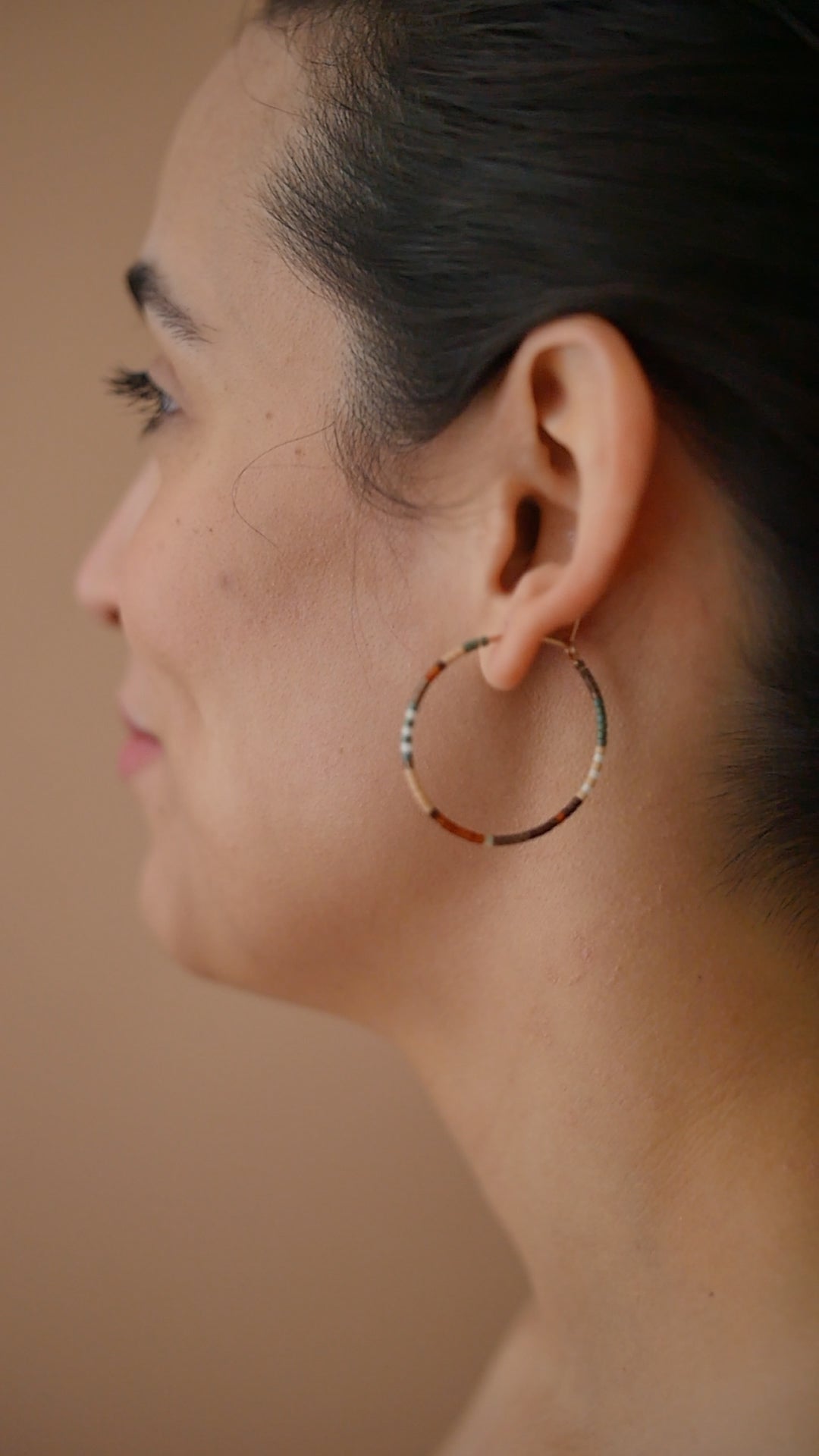 Eanna - 1.25" & 1.75" 14 KT Gold Hoops