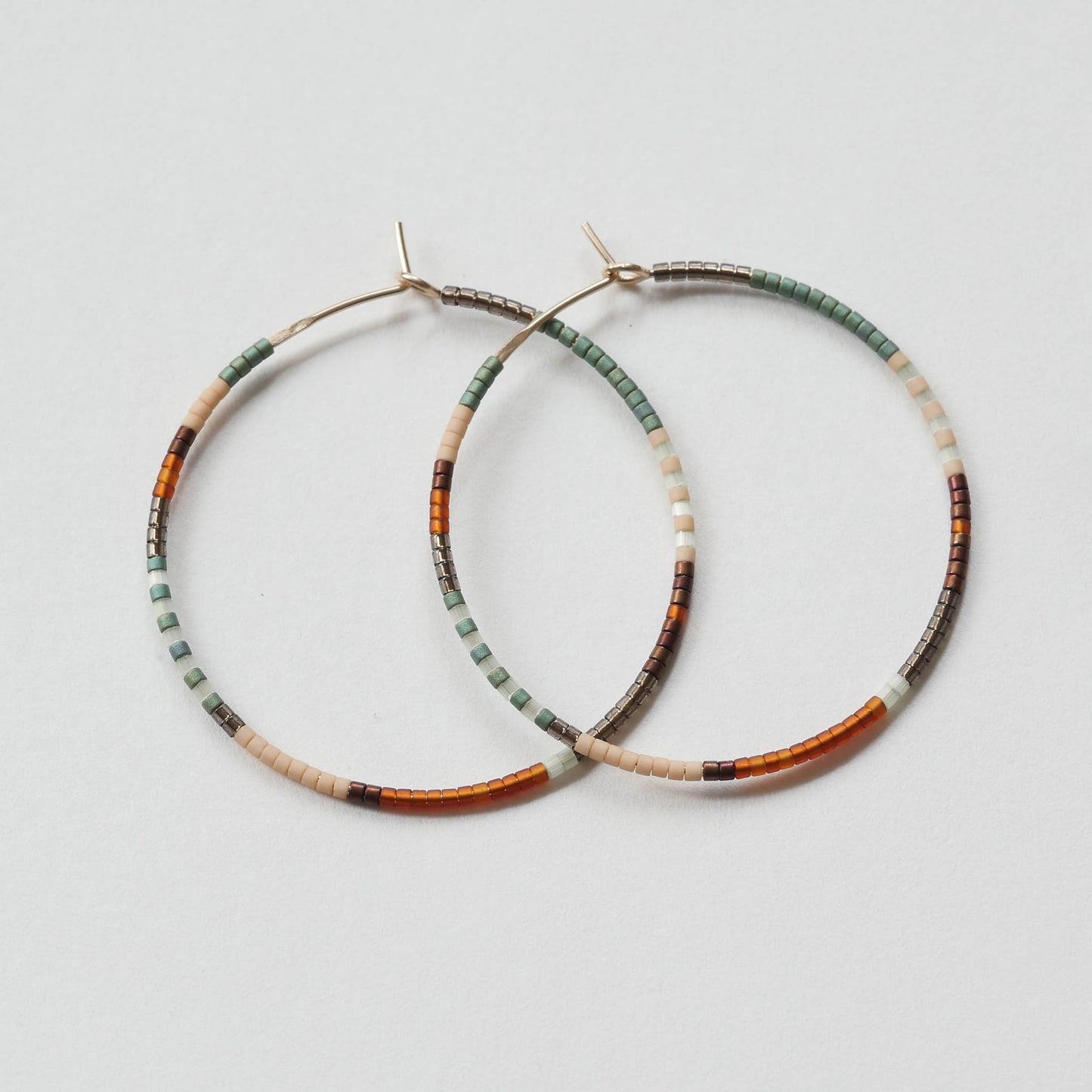 Eanna - 1.25" & 1.75" 14 KT Gold Hoops