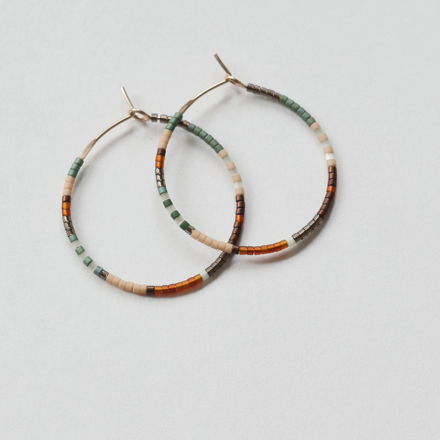 Eanna - 1.25" & 1.75" 14 KT Gold Hoops