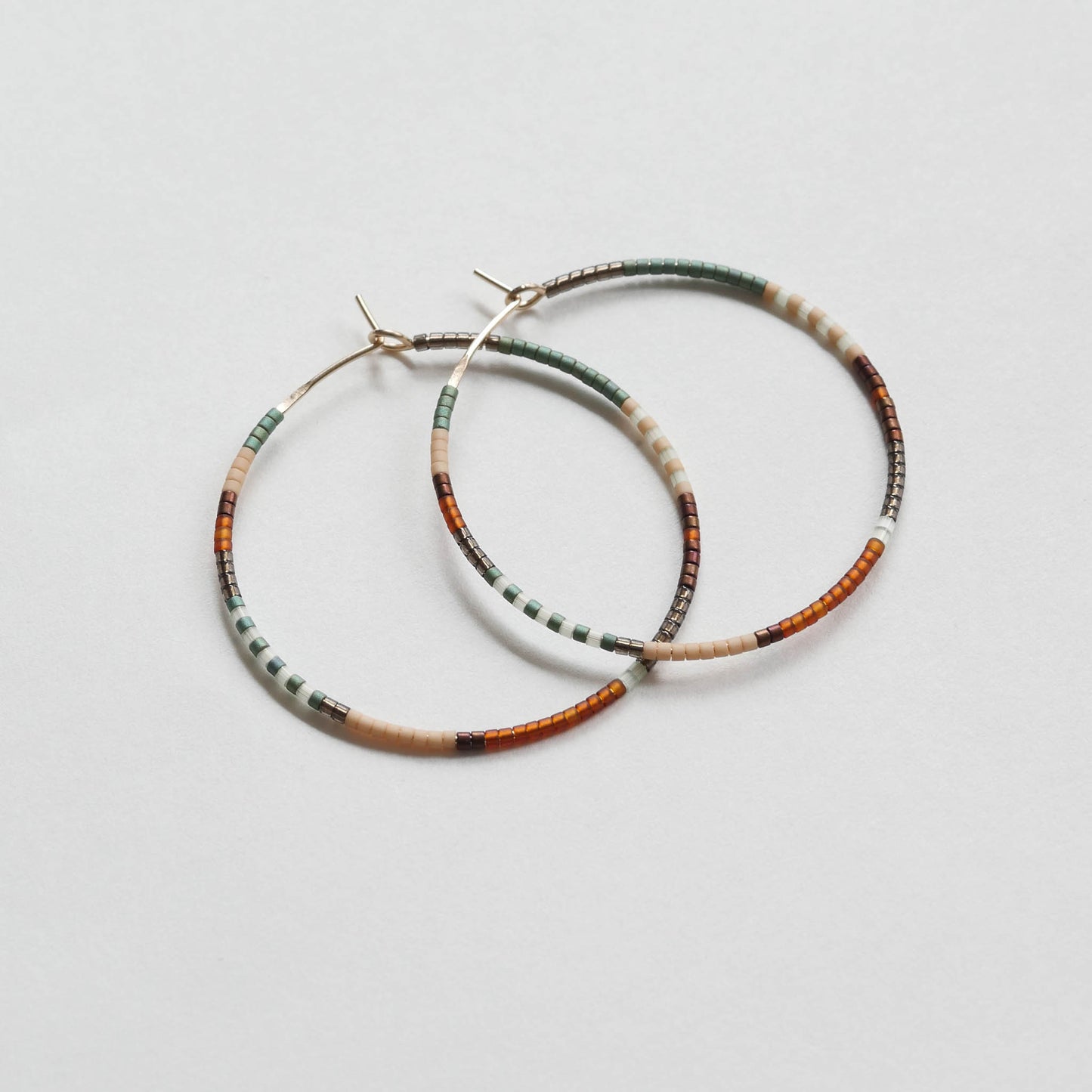 Eanna - 1.25" & 1.75" 14 KT Gold Hoops