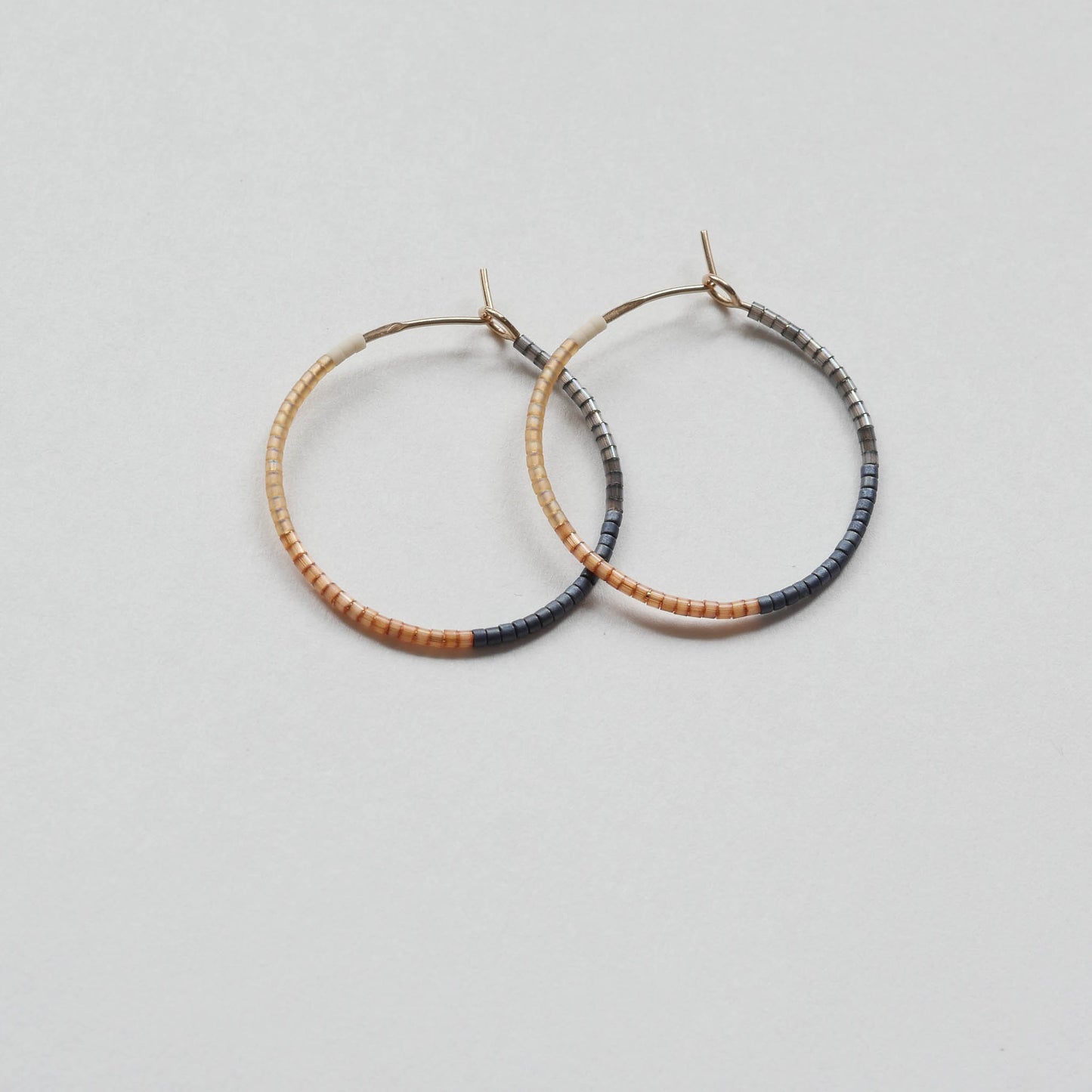 Esen - 1.25" & 1.75" 14 KT Gold Hoops