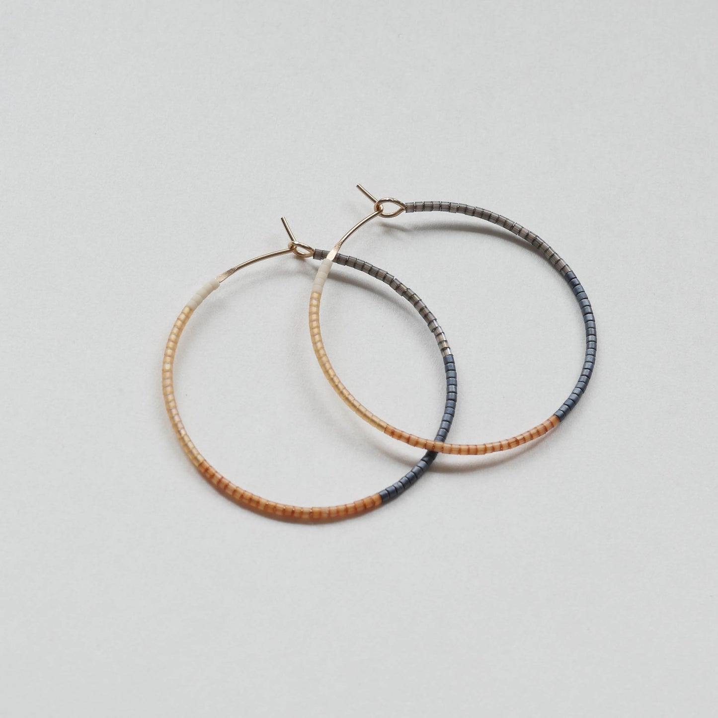 Esen - 1.25" & 1.75" 14 KT Gold Hoops