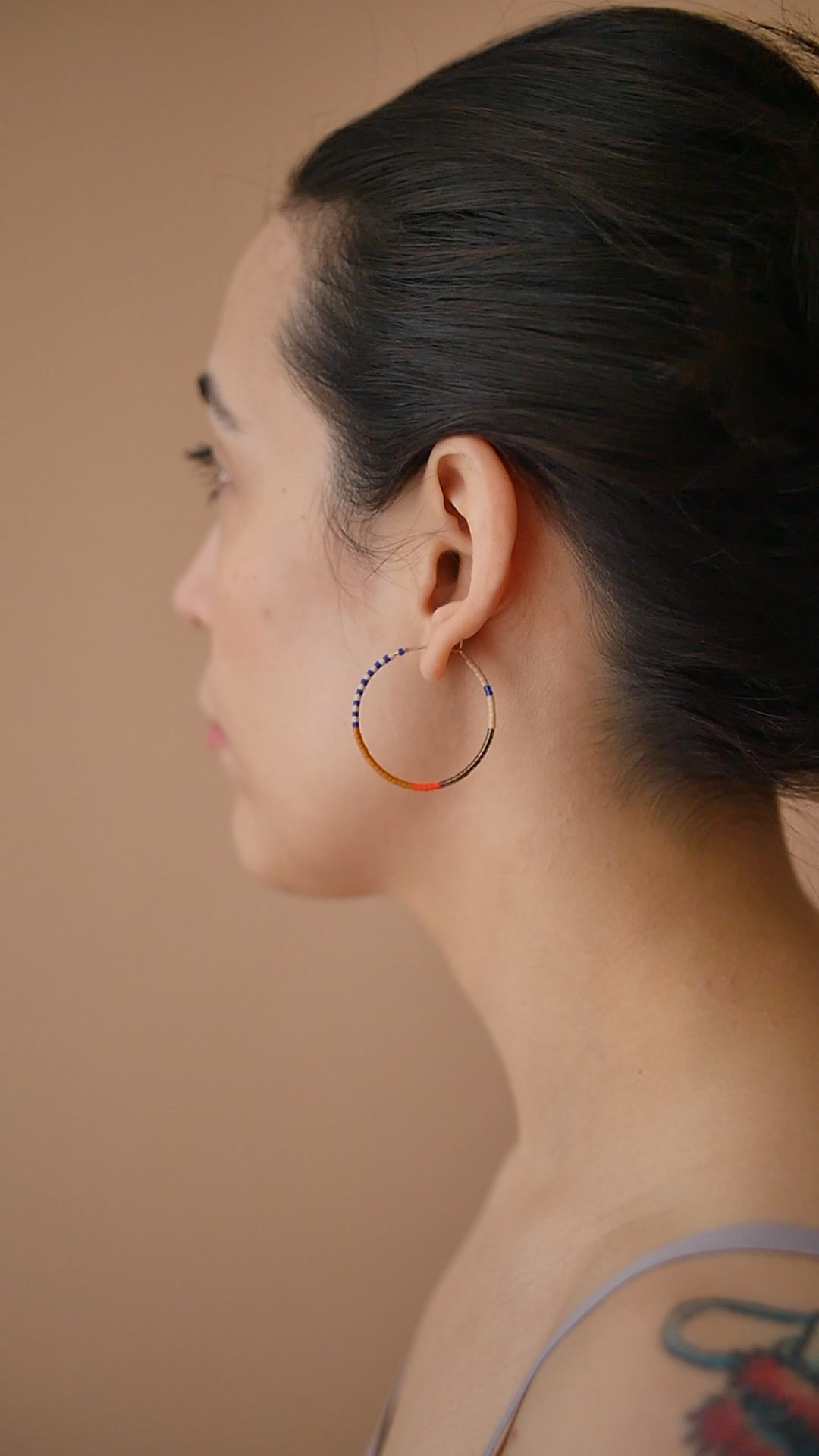 Jaya - 1.25" & 1.75" 14 KT Gold Hoops