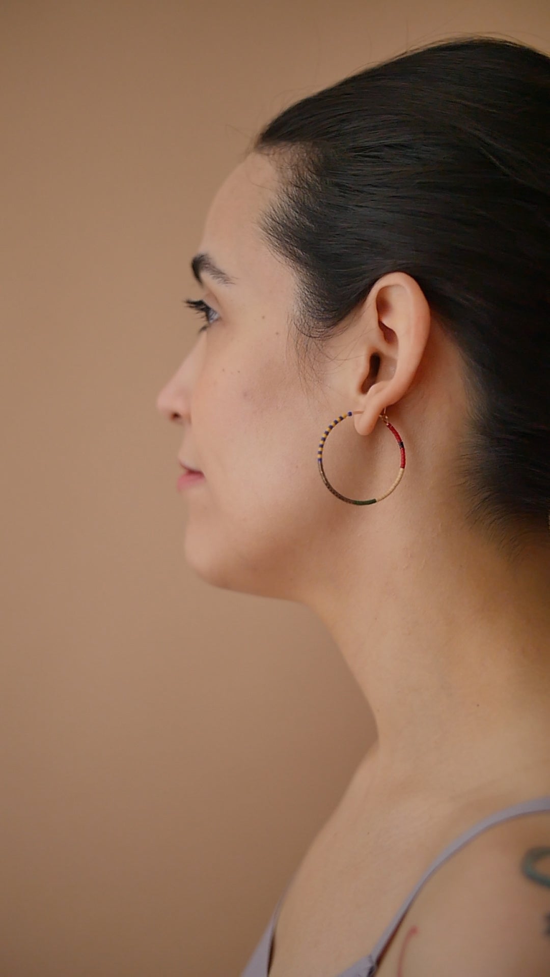 Lovedeep - 1.25" & 1.75" 14 KT Gold Hoops