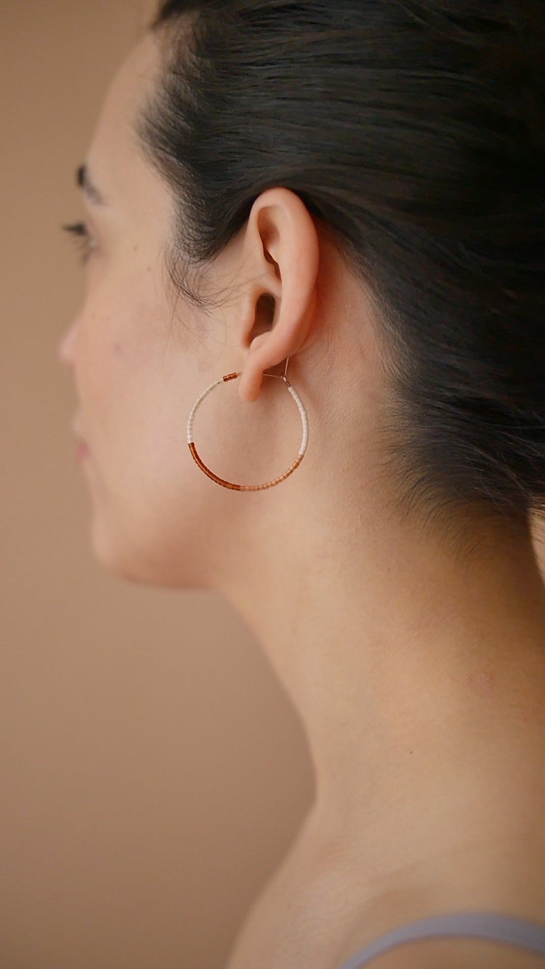 Livia - 1.25" & 1.75" 14 KT Gold Hoops