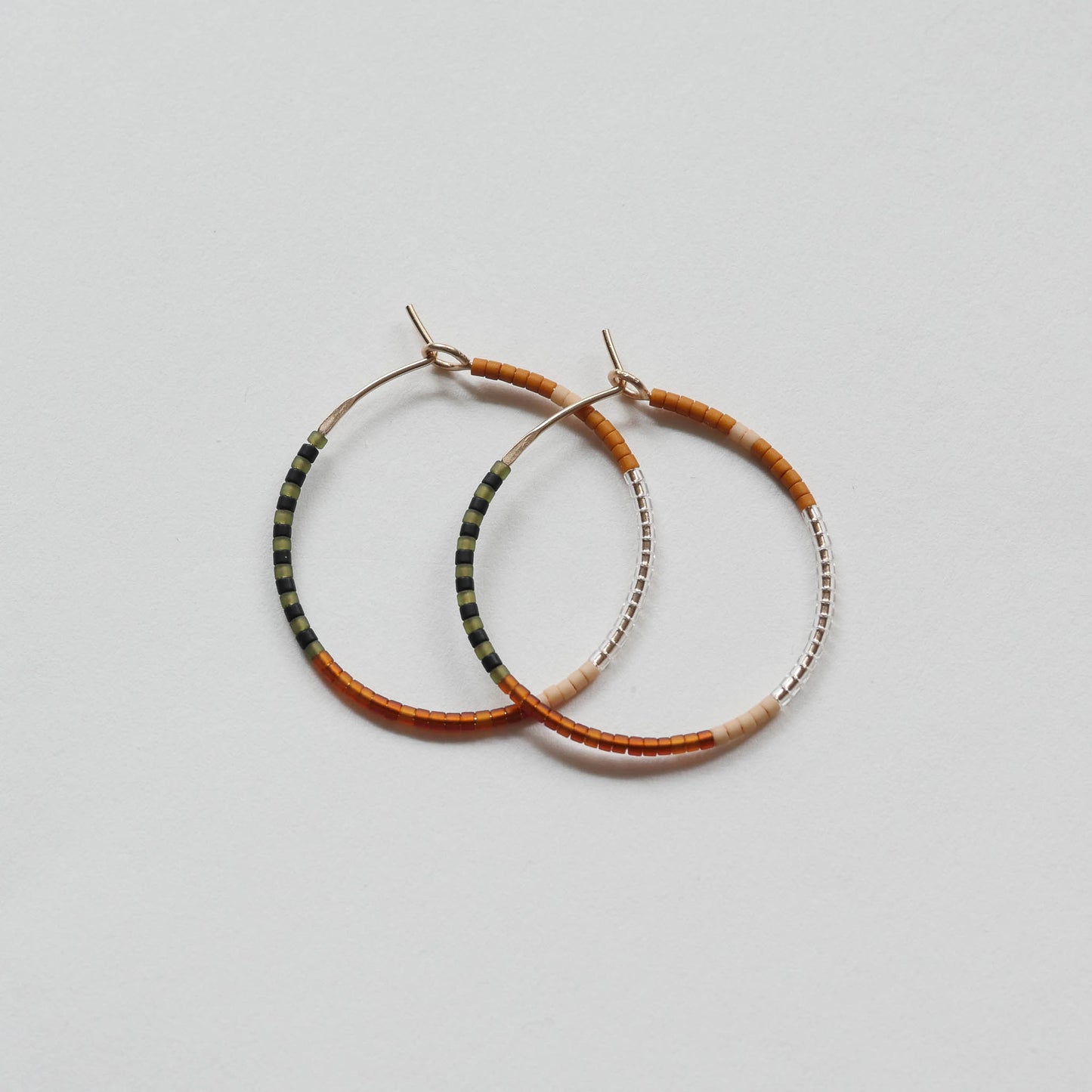 Mylene - 1.25" & 1.75" 14 KT Gold Hoops