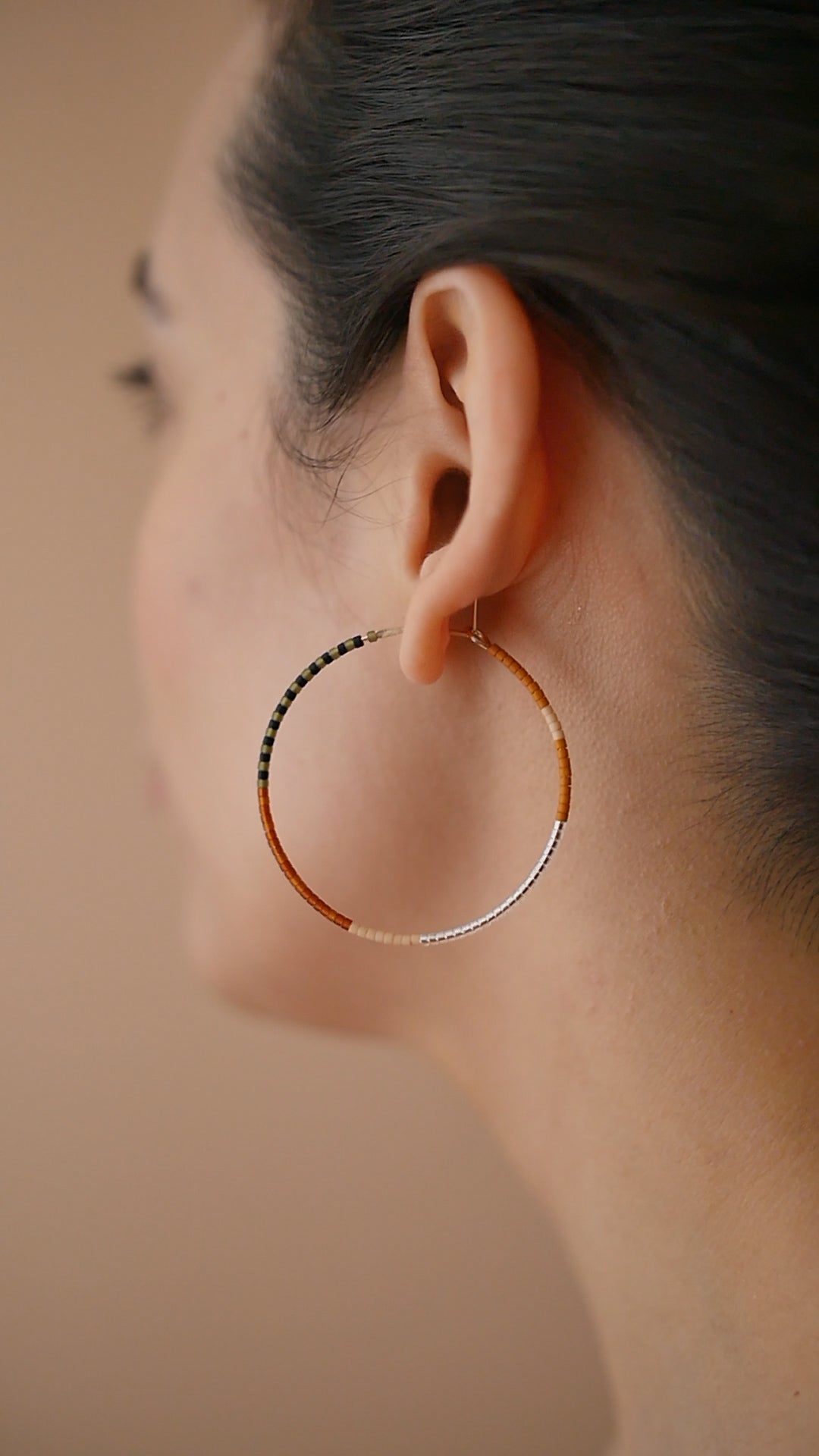 Mylene - 1.25" & 1.75" 14 KT Gold Hoops