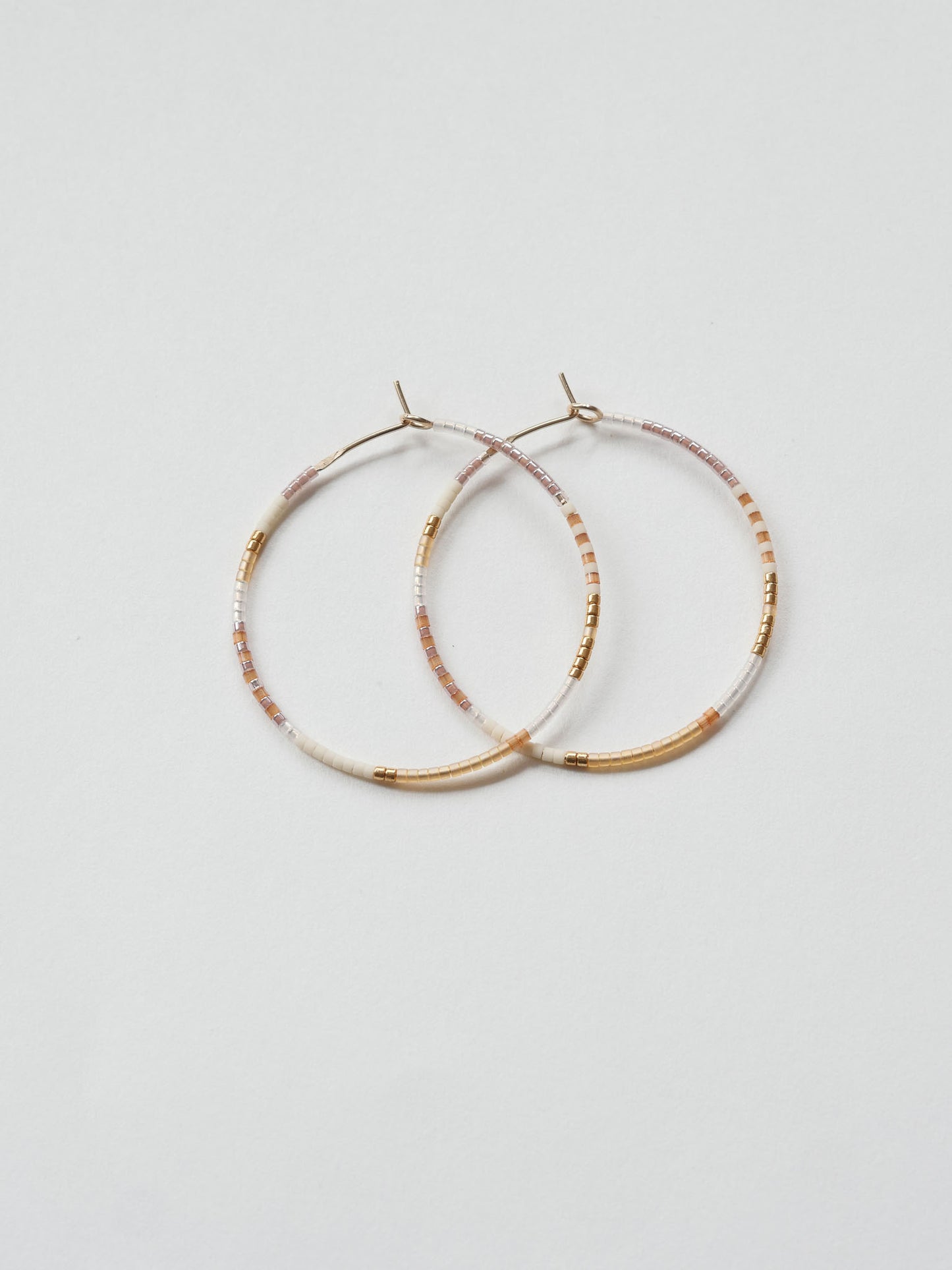 Nive - 1.25" & 1.75" 14 KT Gold Hoops