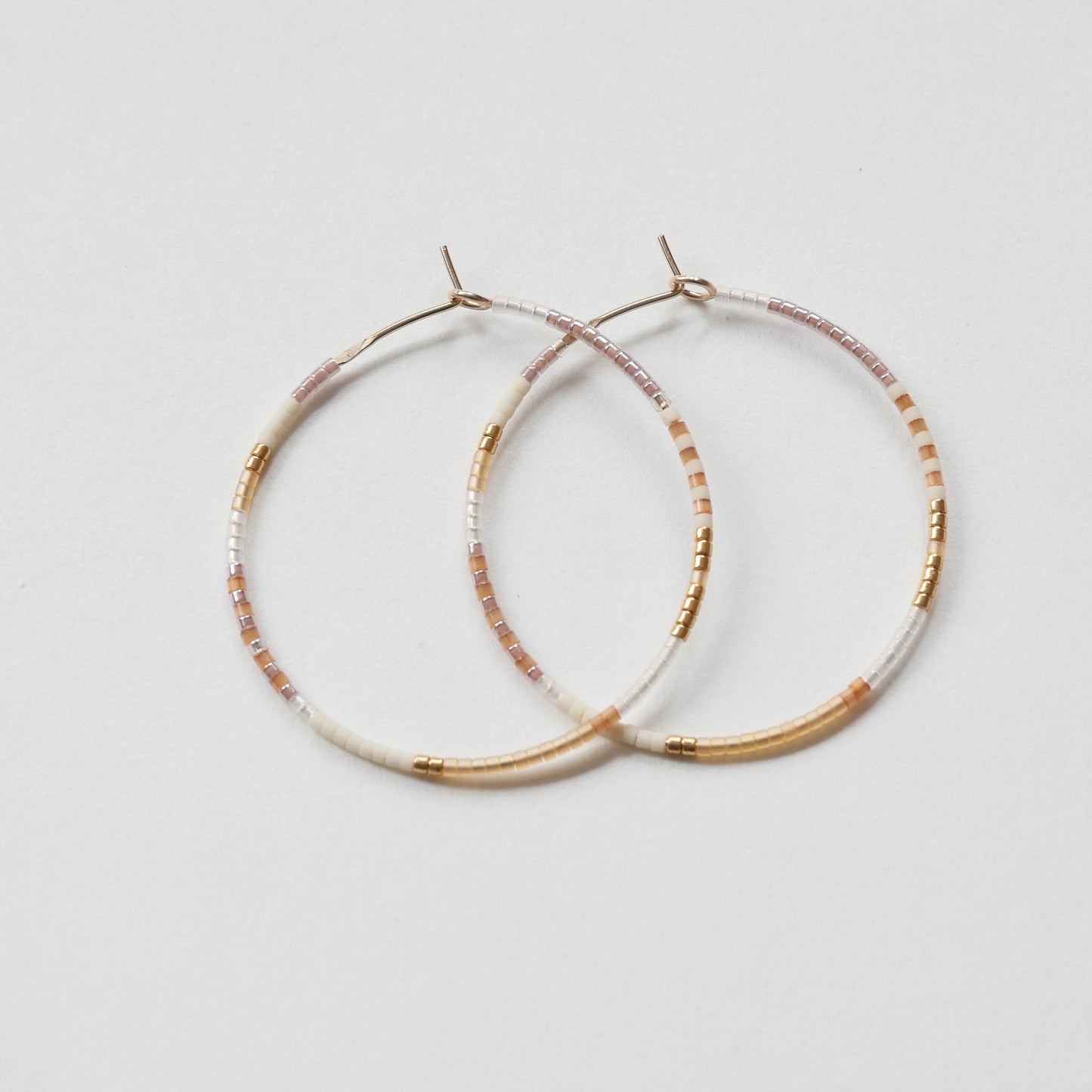 Nive - 1.25" & 1.75" 14 KT Gold Hoops