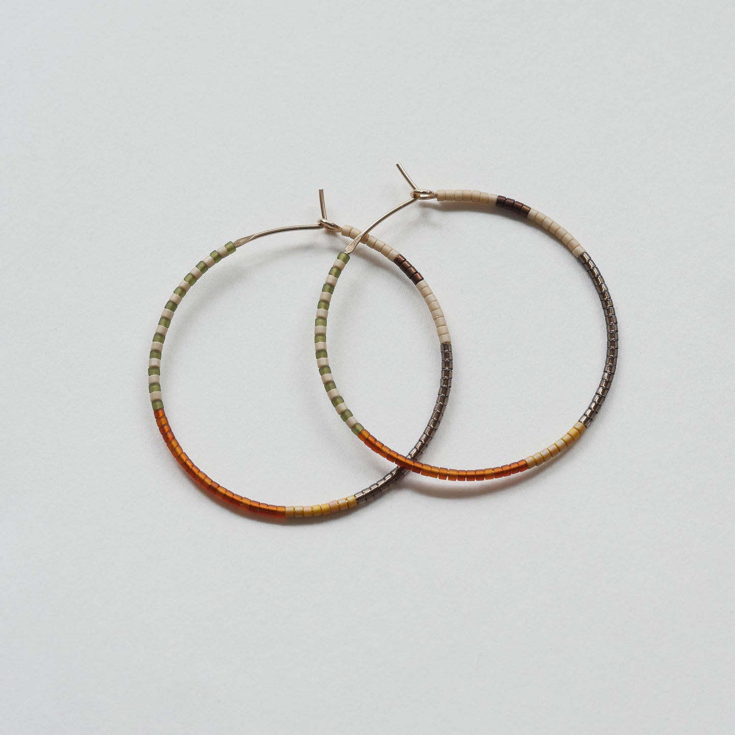 Odile - 1.25" & 1.75" 14 KT Gold Hoops