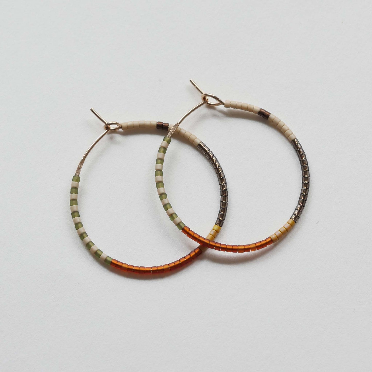 Odile - 1.25" & 1.75" 14 KT Gold Hoops