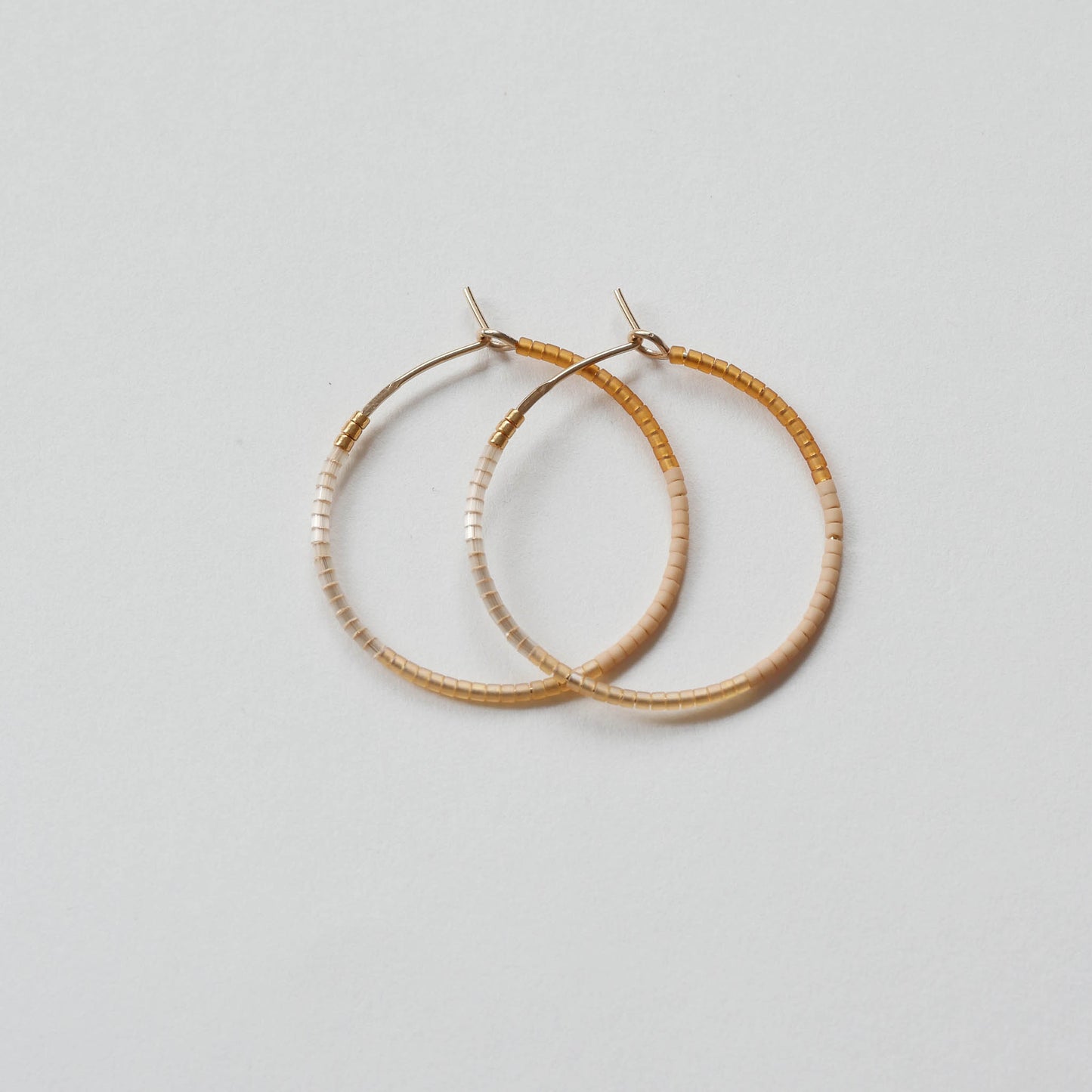 Ollia - 1.25" & 1.75" 14 KT Gold Hoops