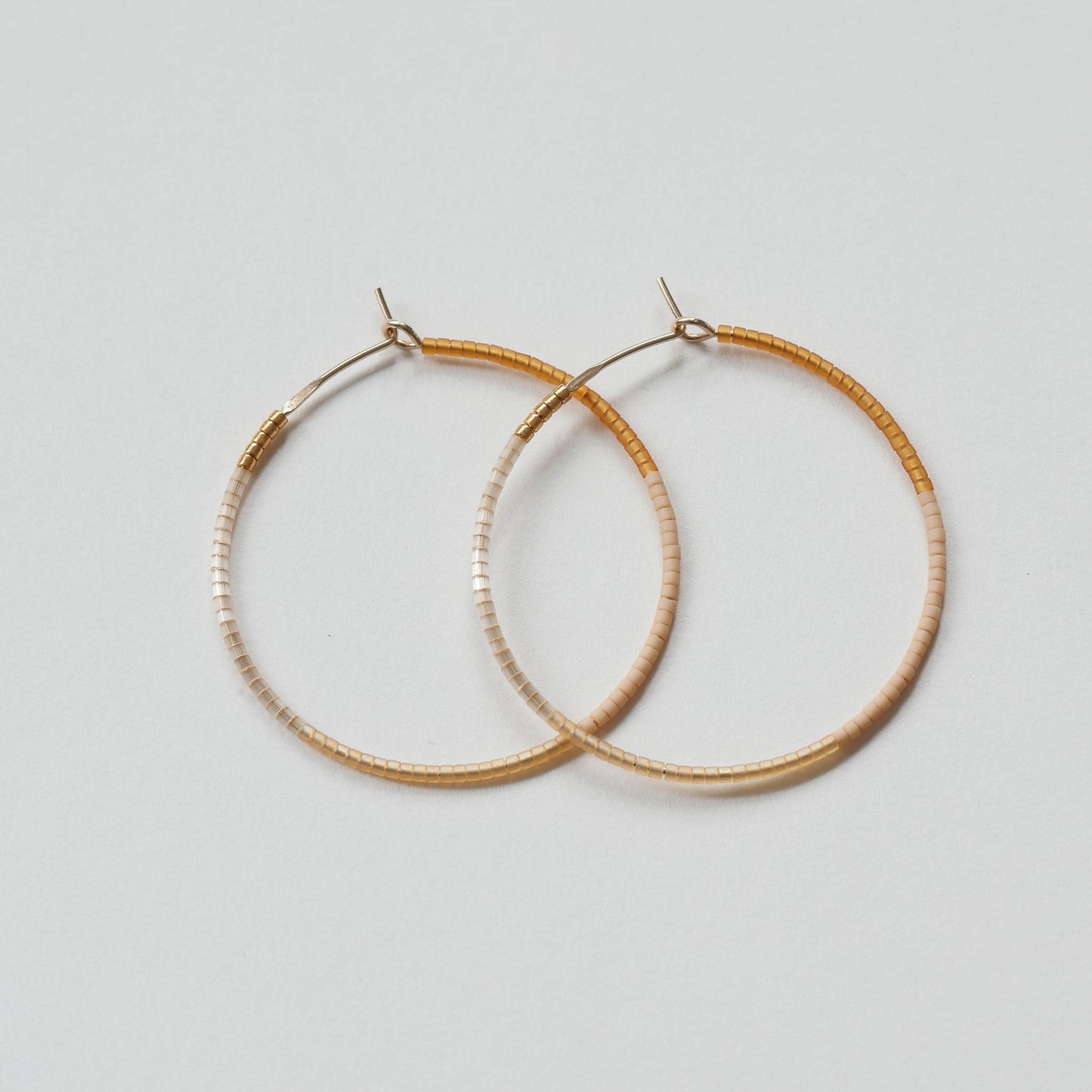 Ollia - 1.25" & 1.75" 14 KT Gold Hoops