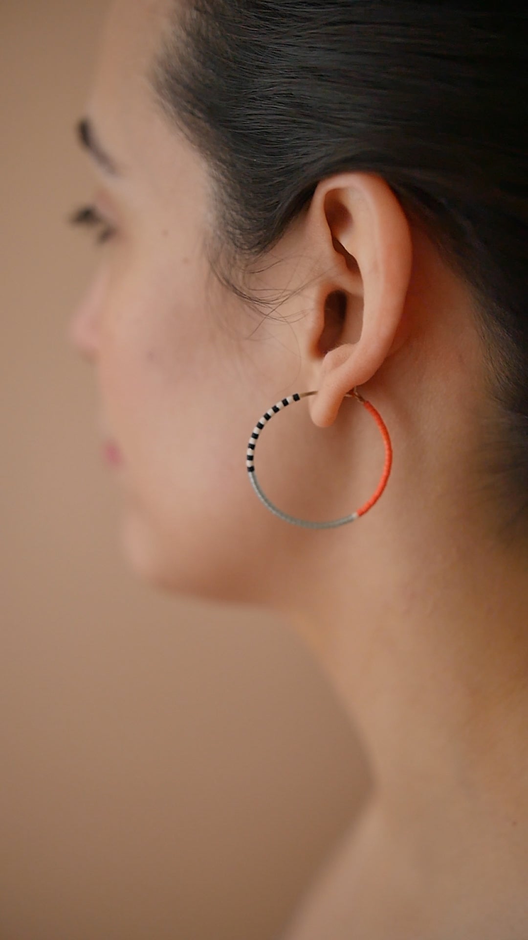 Pantha - 1.25" & 1.75" 14 KT Gold Hoops