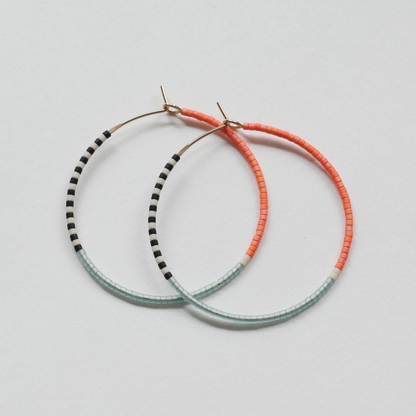 Pantha - 1.25" & 1.75" 14 KT Gold Hoops