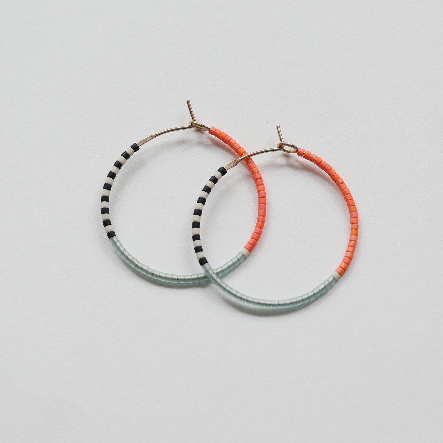 Pantha - 1.25" & 1.75" 14 KT Gold Hoops