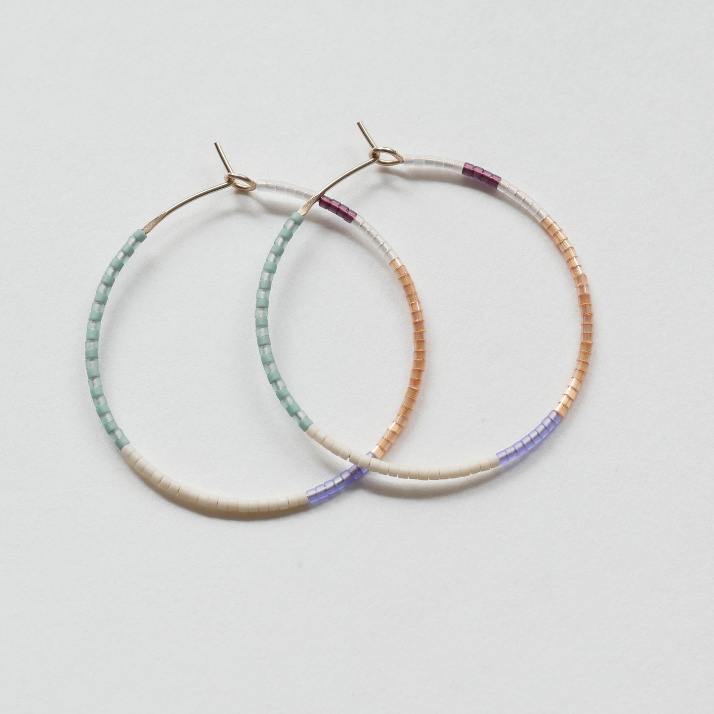 Pnina - 1.25" & 1.75" 14 KT Gold Hoops