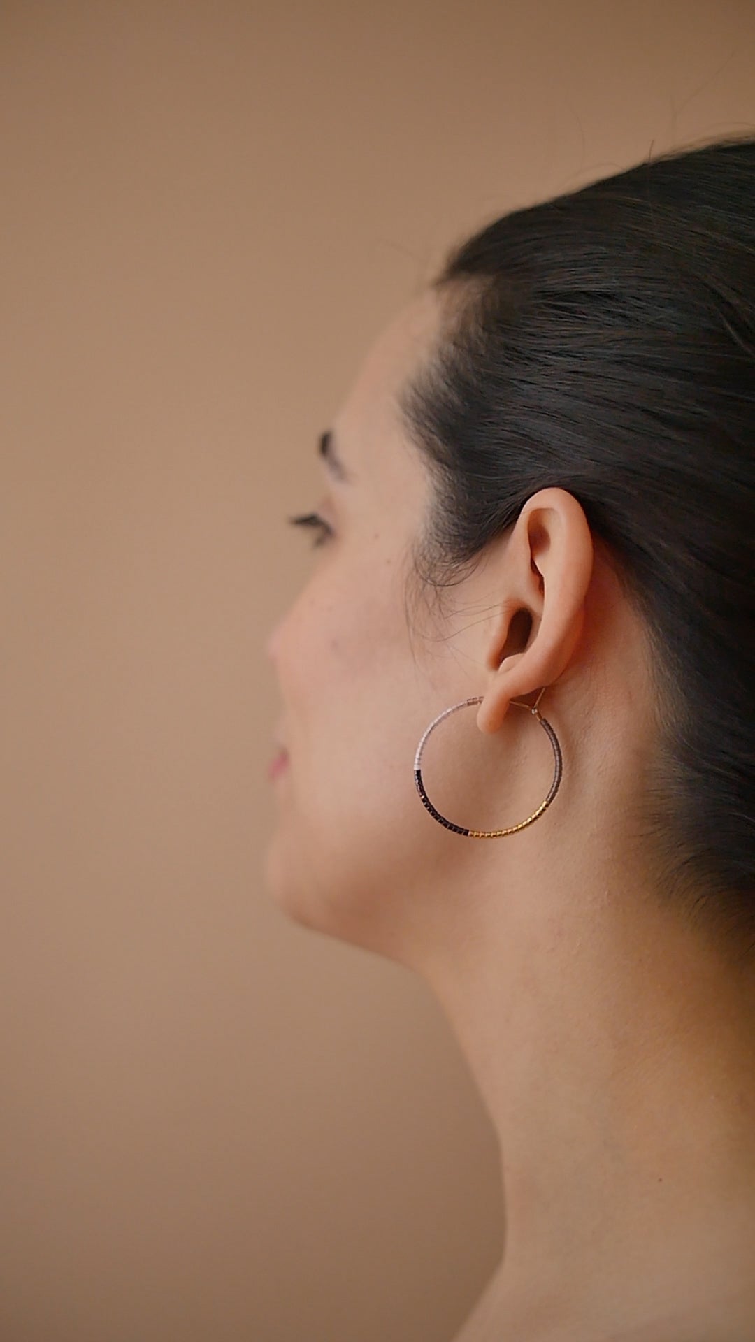 Sabina - 1.25" & 1.75" 14 KT Gold Hoops