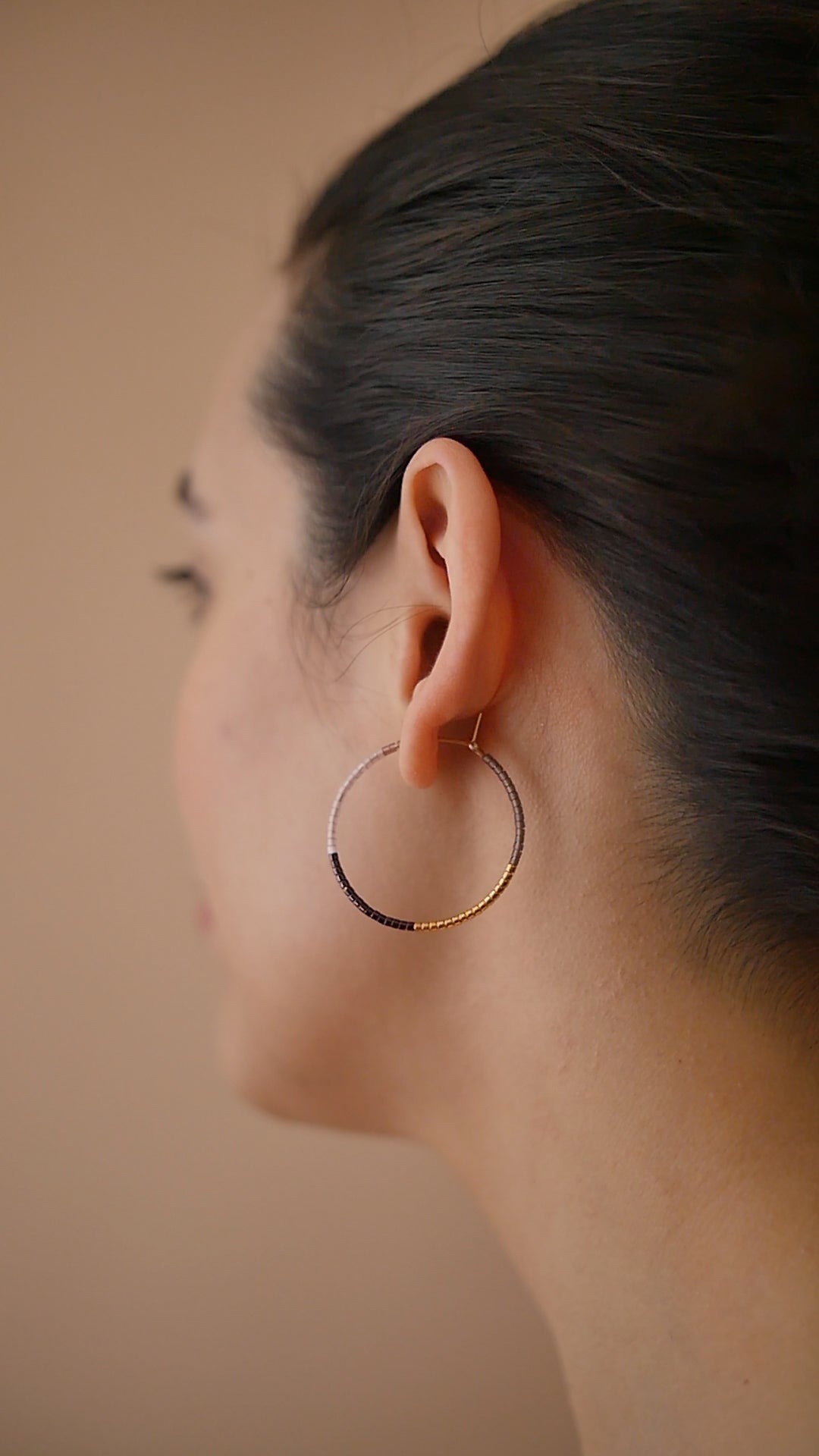 Sabina - 1.25" & 1.75" 14 KT Gold Hoops