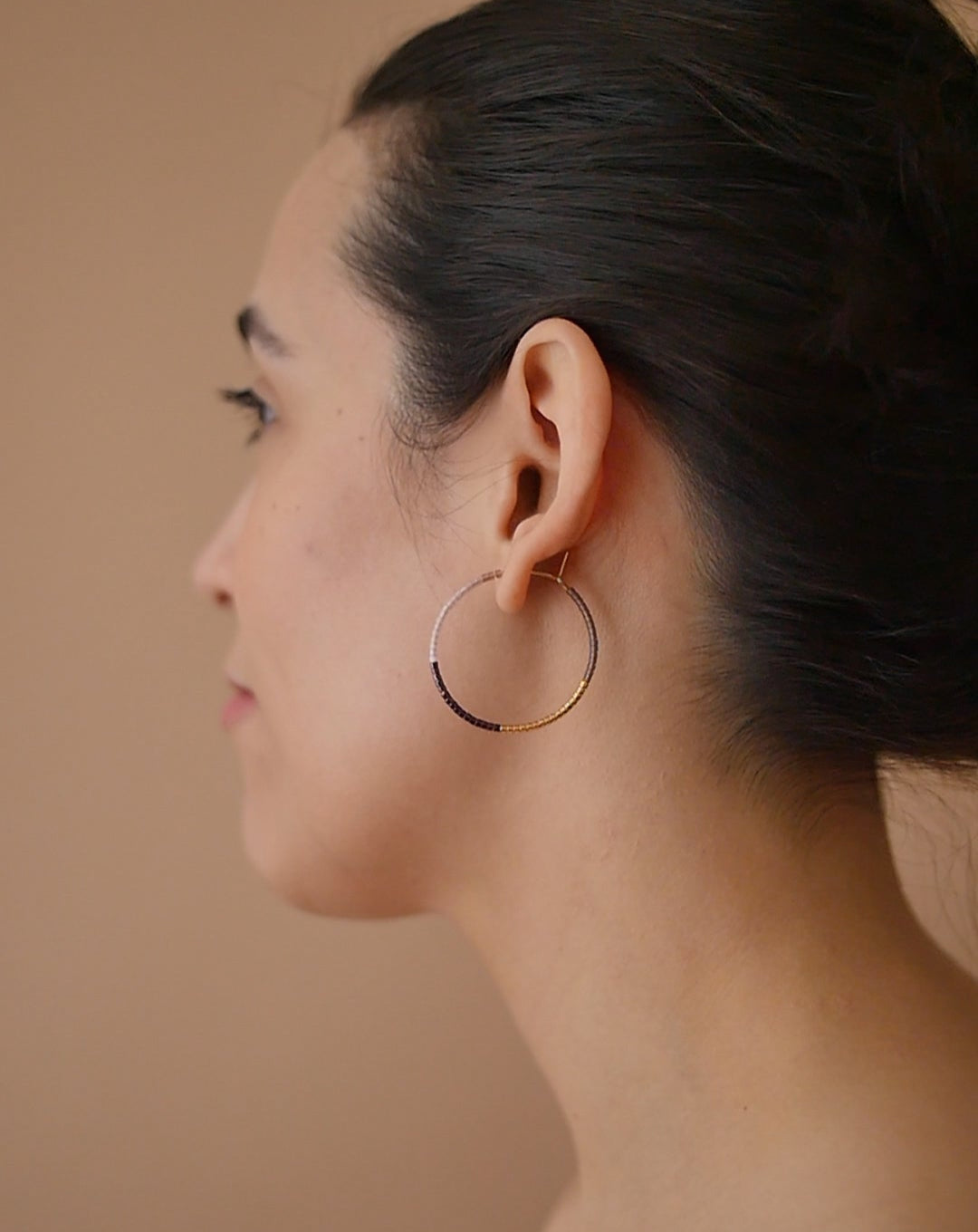 Sabina - 1.25" & 1.75" 14 KT Gold Hoops