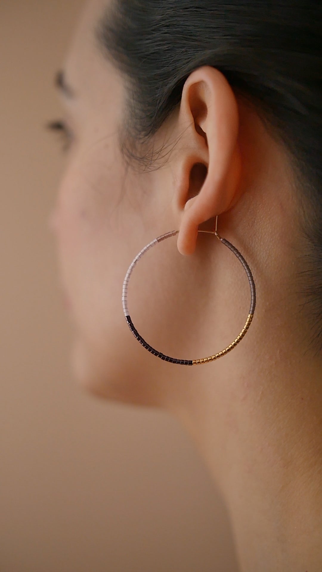 Sabina - 1.25" & 1.75" 14 KT Gold Hoops