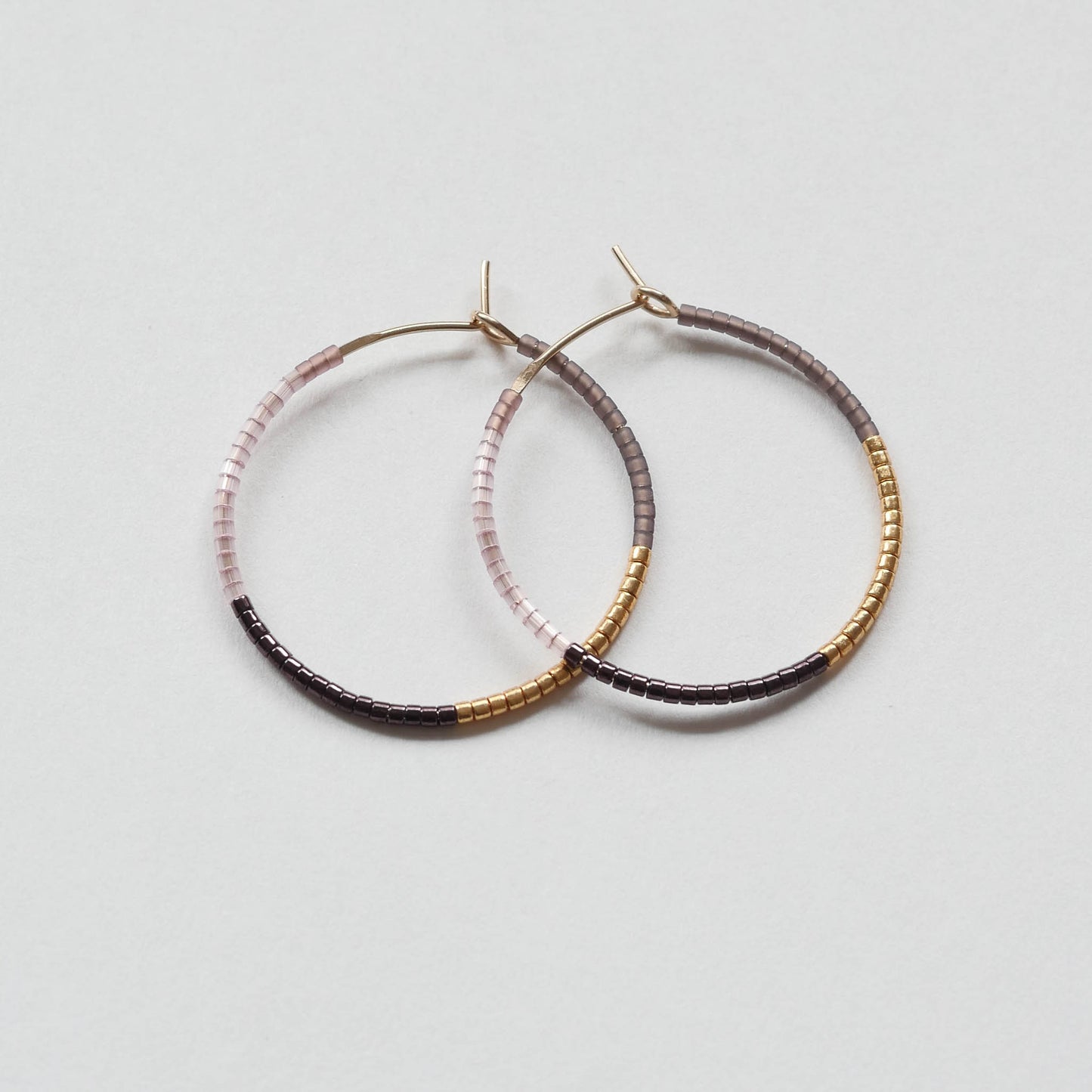 Sabina - 1.25" & 1.75" 14 KT Gold Hoops