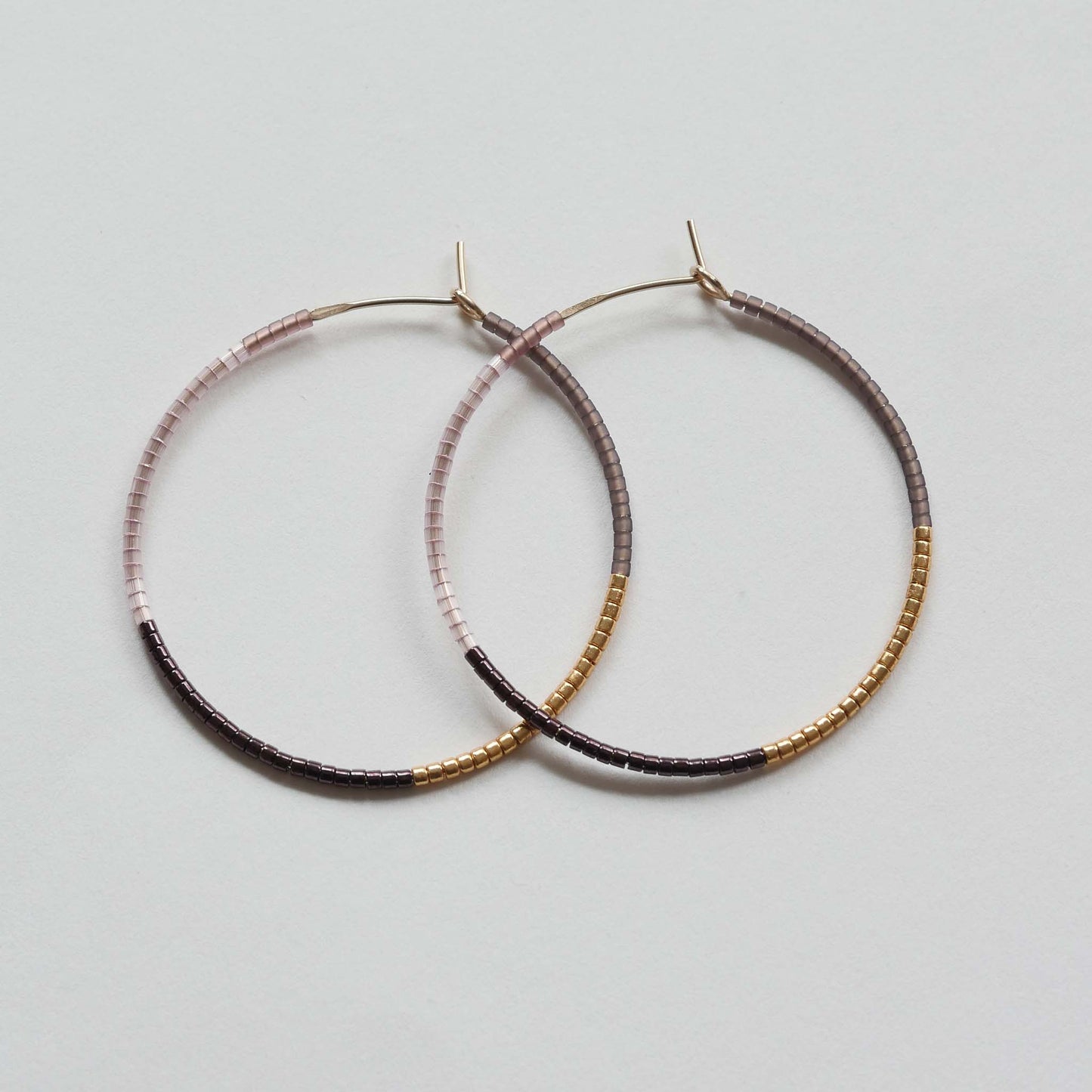 Sabina - 1.25" & 1.75" 14 KT Gold Hoops
