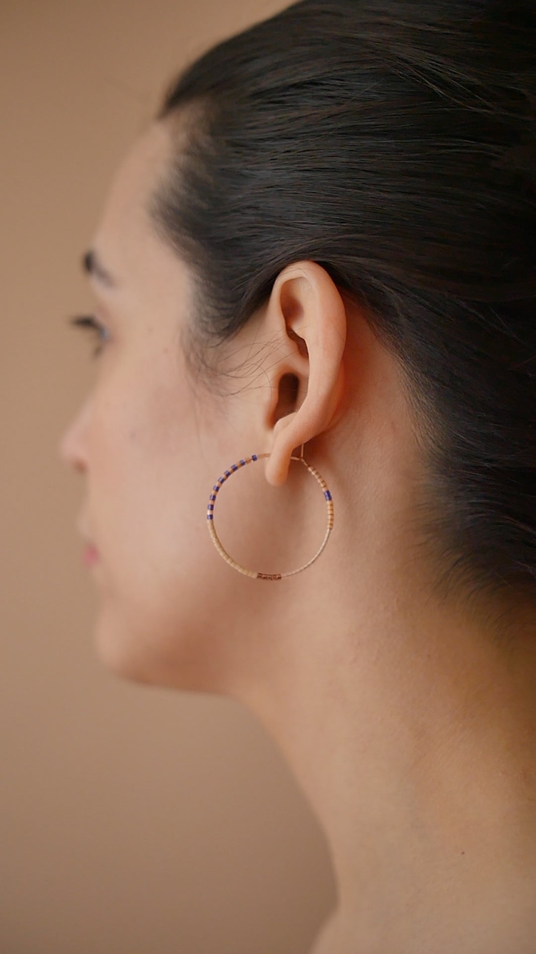 Tunde - 1.25" & 1.75" 14 KT Gold Hoops
