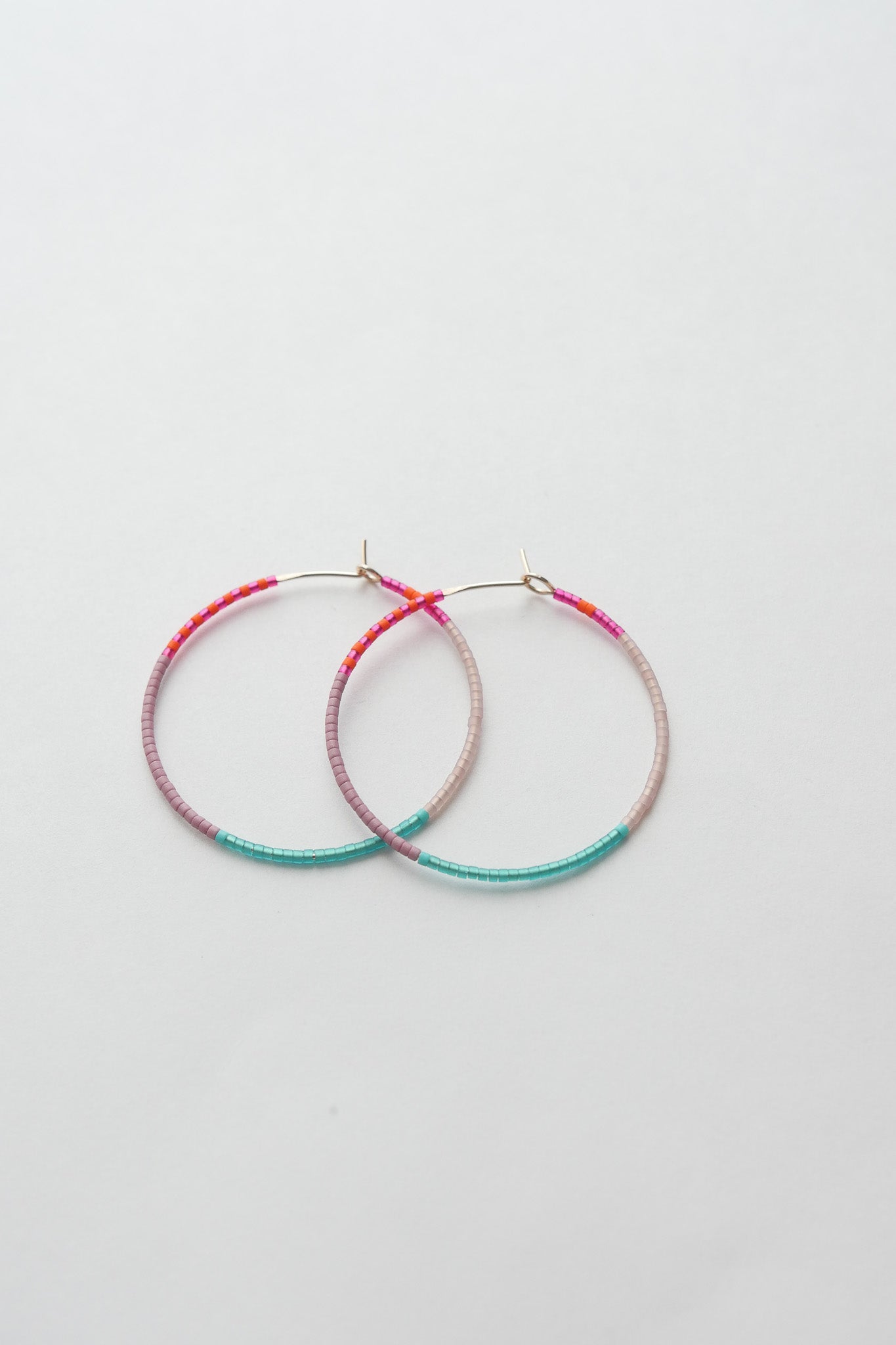 Zora - 1.25" & 1.75" 14 KT Gold Hoops