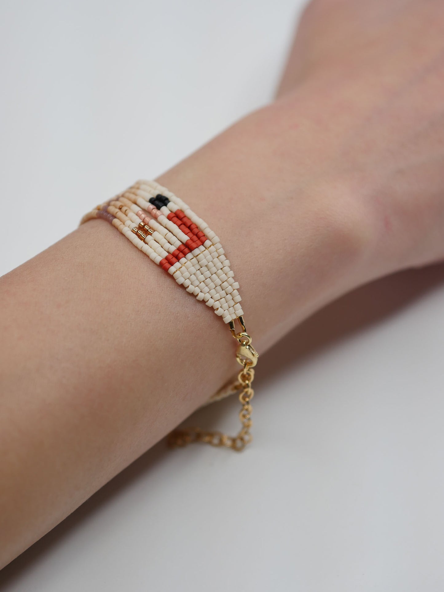 Dalina Gold & Glass Bracelets