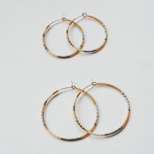 Adi - 1.25" & 1.75" 14 KT Gold Hoops