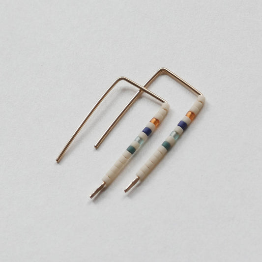Chiyo - 14 KT Gold Bar Studs