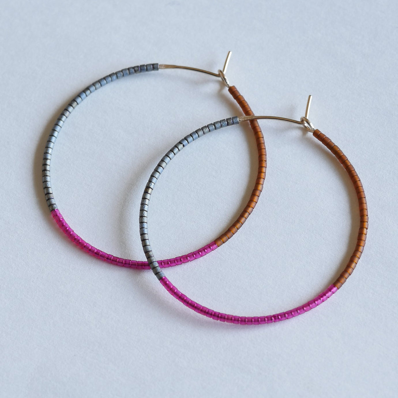 Adila - 1.25" & 1.75" 14 KT Gold Hoops