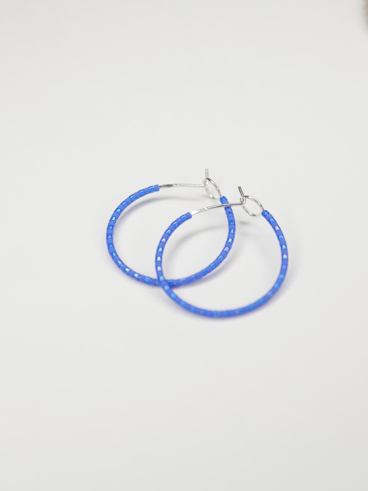 Loretta - 1.25" Sterling Silver Hoops