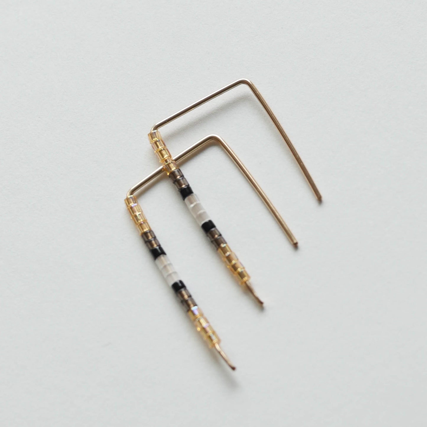 Eba - 14 KT Gold Bar Studs