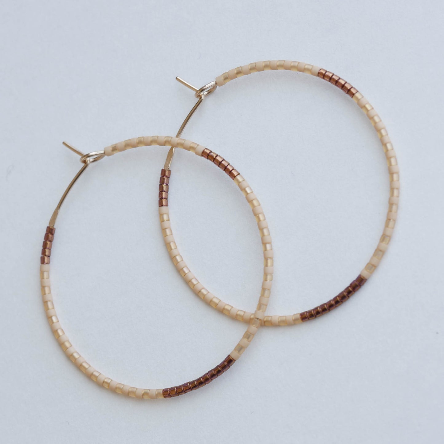 Melina 1.25" & 1.75" 14 KT Gold Hoops