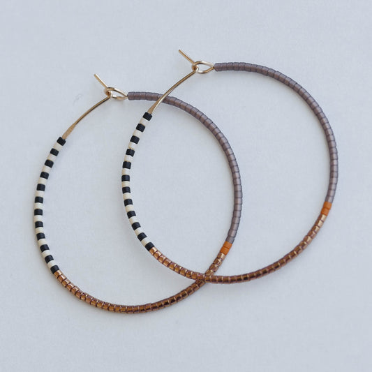 Ursina - 1.25" & 1.75" 14 KT Gold Hoops