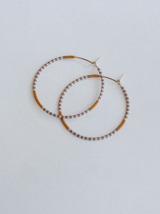 Navena - 1.25" & 1.75" 14 KT Gold Hoops