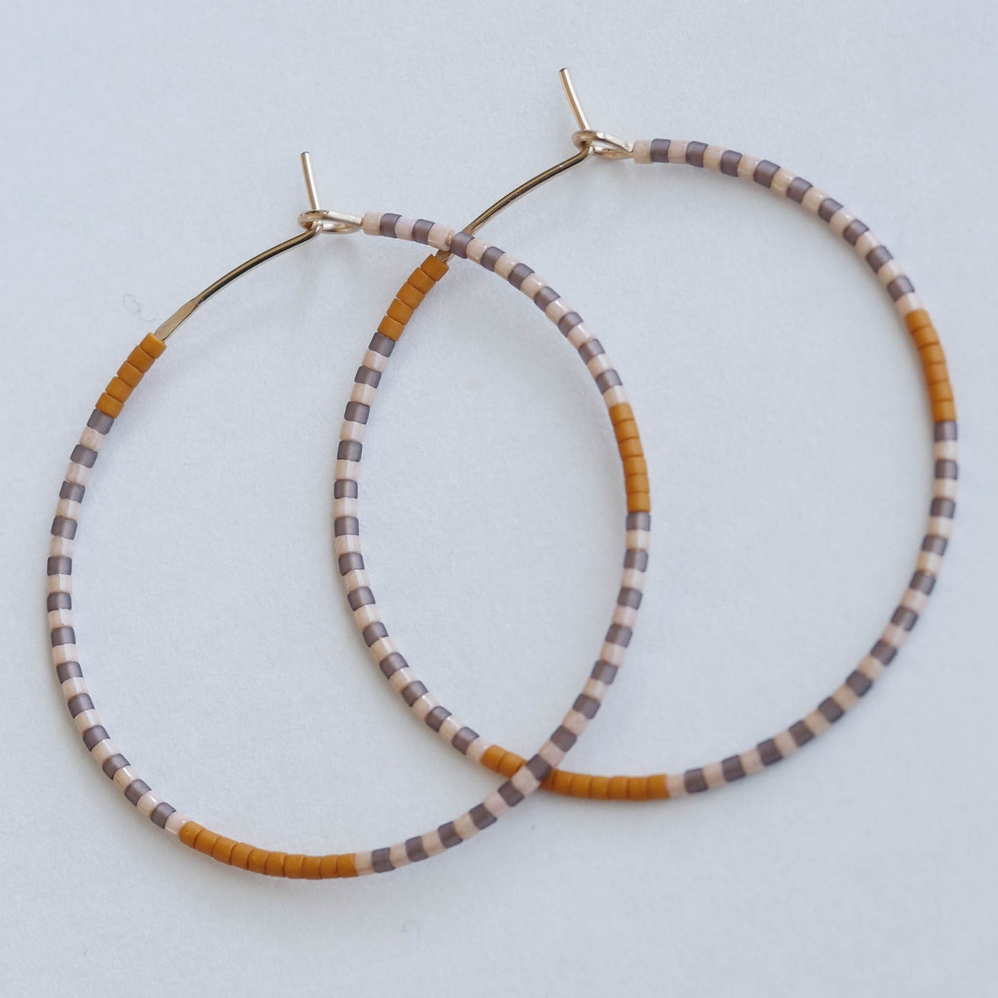 Navena - 1.25" & 1.75" 14 KT Gold Hoops