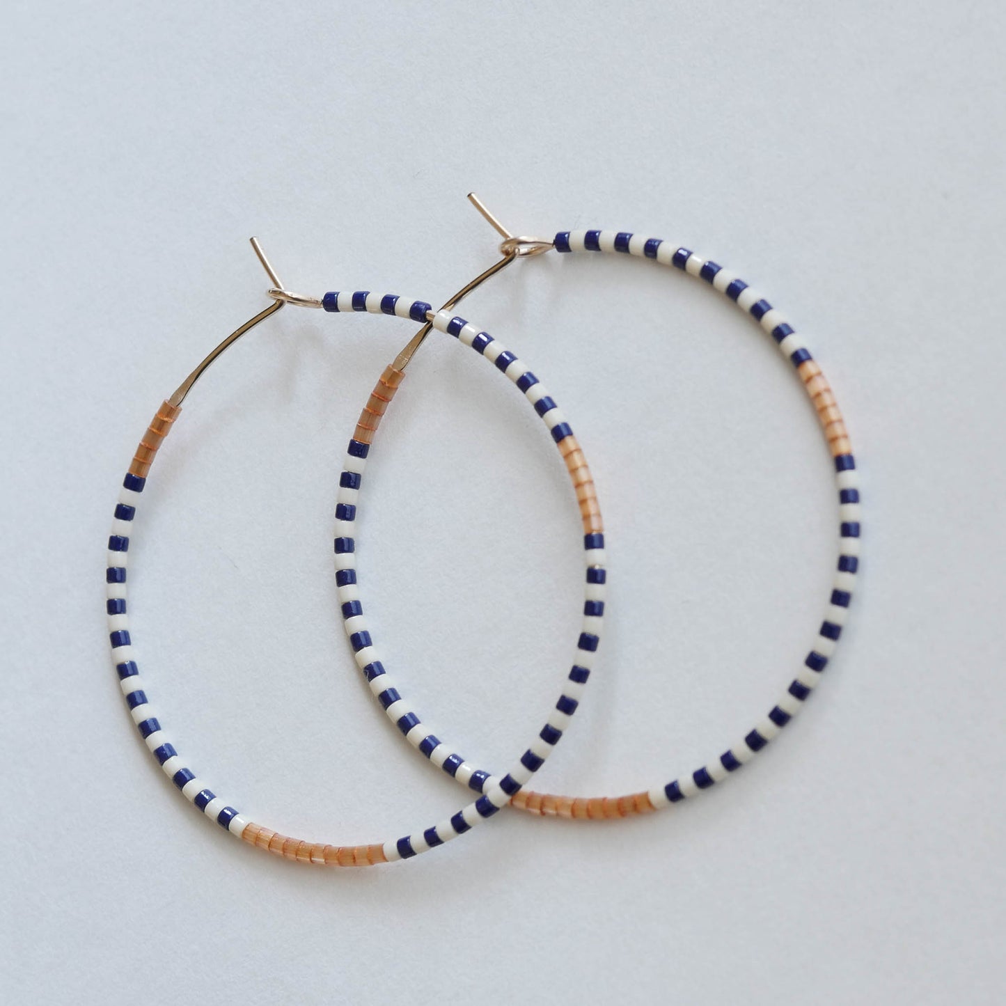 Effie - 1.25" & 1.75" 14 KT Gold Hoops