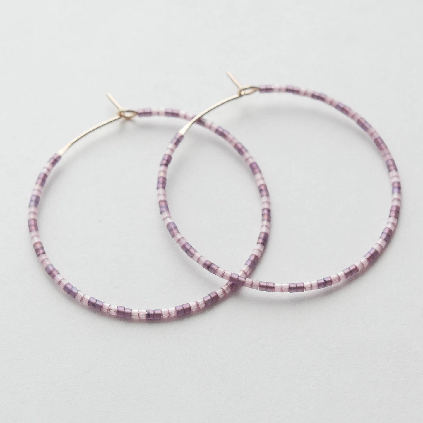 Donia - 1.25" & 1.75" 14 KT Gold Hoops