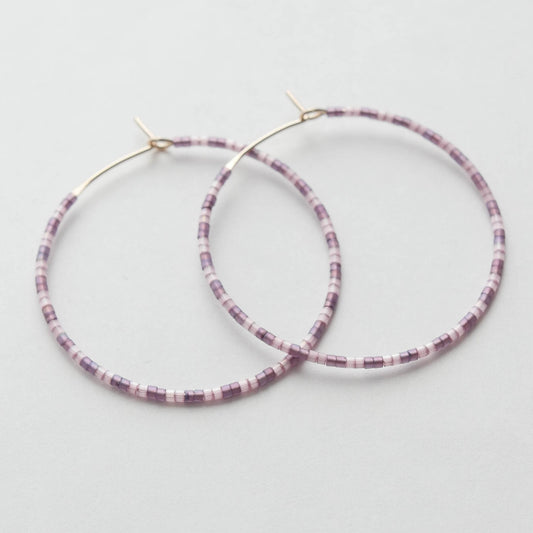 Donia - 1.25" & 1.75" 14 KT Gold Hoops