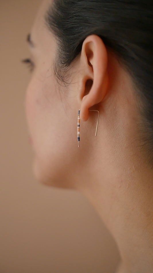 Esen - 14 KT Gold Bar Studs