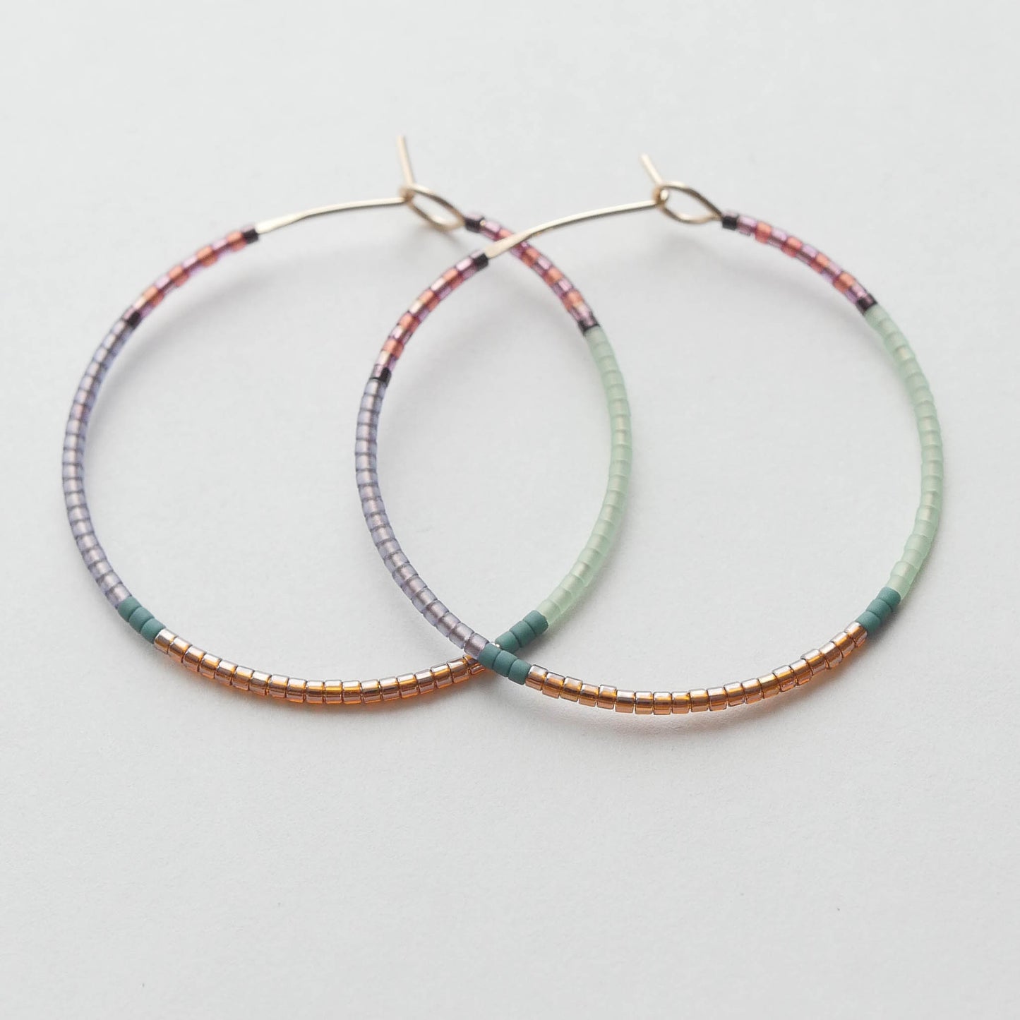 Heruka - 1.25" & 1.75" 14 KT Gold Hoops